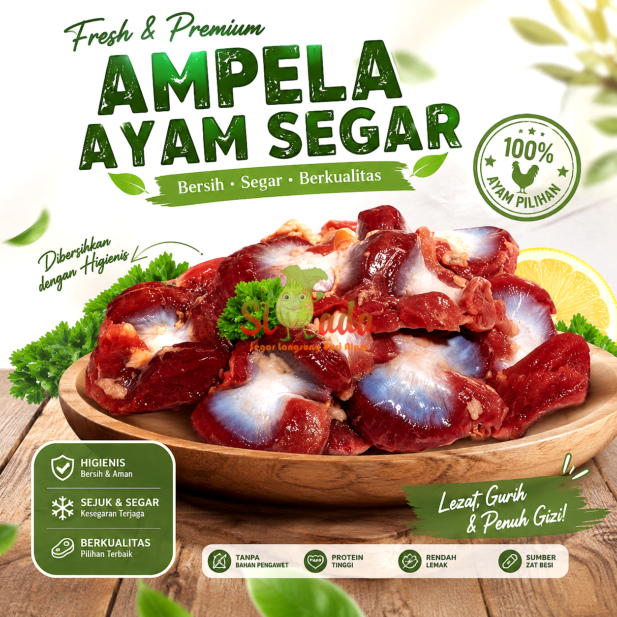 Ampela — Daging segar | Slada.co
